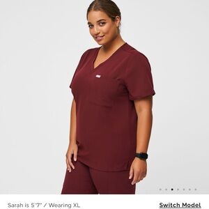 ❤️BURGUNDY FIG ZAMORA SCRUB SET